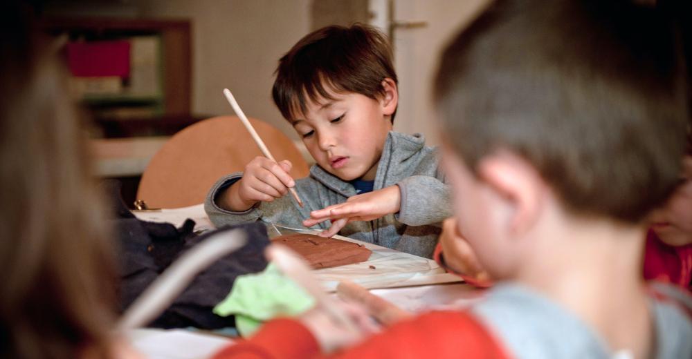 Atelier pour enfants, Monstre de pierre, chevaliers de terre