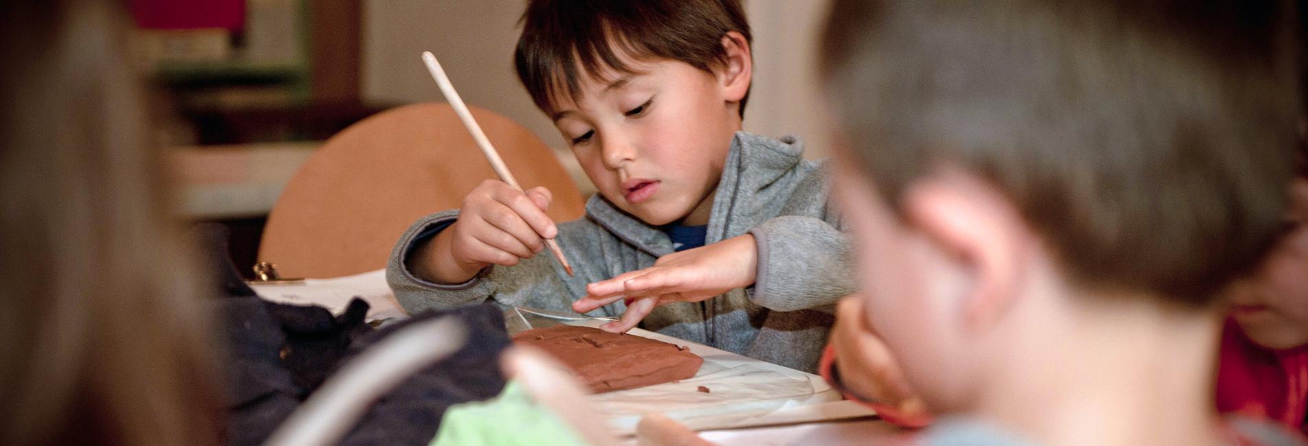 Atelier pour enfants, Monstre de pierre, chevaliers de terre