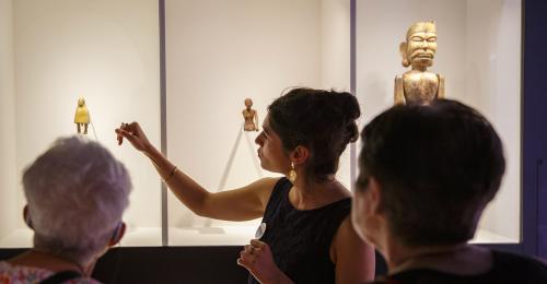 Visite du MAM avec une médiatrice