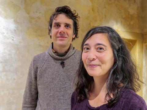 Portraits des deux artistes de la Compagnie à